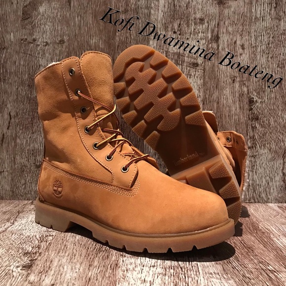 Timberland Linden Wood Fold-Down Teddy Fleec A1KGC - Picture 2 of 8